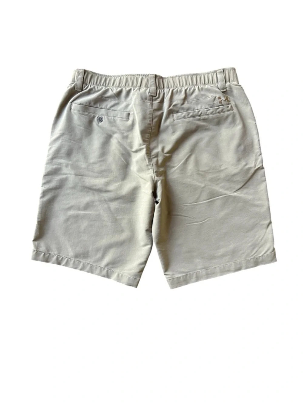 Under Armour Men's Light Beige Flat Front Shorts